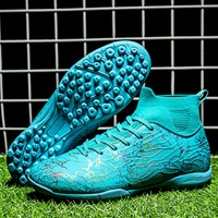 Chaussures de football professionnelles haut de gamme pour hommes pour l'été, crampons de football en gazon artificiel de haute qualité, OEM/ODM personnalisés en usine