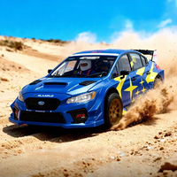 Voiture de rallye RLAARLO XTS-S10 1/10 4WD en fibre de carbone, ESC 80A avec capteur, moteur 3652 3300KV, servo 11KG, 3 différentiels, 9 modes d'éclairage, voiture RC RTR