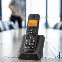 Sonneries mains libres de téléphone IP DECT à usage domestique portable avec station de base numérique sans fil sans fil