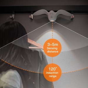 Lámpara de Pared con Sensor de Movimiento, Luz Nocturna Recargable a Batería, Impermeable, con Forma de Gaviota, Luz LED Regulable - Product Image 2