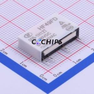 HF49FD/005-1H12T Power Relay SIP,5x20mm Relay 5V 1 Normally Open: 1A (SPST-Normally Open)::: 4 5A-30VDC/5A-250VAC - Product Image 1