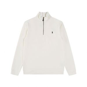 เสื้อฮู้ดดี้แบรนด์หรูคุณภาพสูงแบบใหม่ ซิปครึ่งตัว โปโล แฟชั่นผู้ชาย ปักลายพอล เสื้อถักแบบสวมลำลอง - Product Image 5