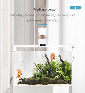 Groothandel <span class=keywords><strong>Aquarium</strong></span> Accessaries Automatische Vis Feeder Intelligente Werkmodus 500Ml Capaciteit - Product Image 4