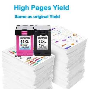 Cartuchos de tinta de impresoras 61XL 61 Cartucho de tinta 62XL para Cartucho de tinta HP 63XL 64XL 65XL 67XL Cartucho de impresora de inyección de tinta