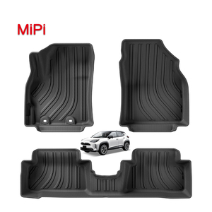 พรมปูพื้นรถยนต์กันลื่นกันน้ำทำจาก TPE <span class=keywords><strong>ส</strong></span>ำหรับ Yaris CROSS <span class=keywords><strong>2021</strong></span>หนา3.5มม. ผลิตตามสั่งจากโรงงาน - Product Image 1