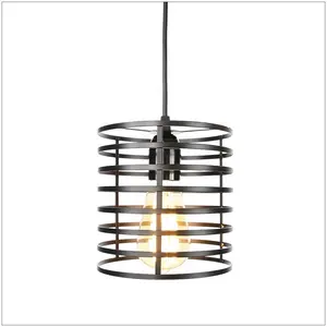 steel wire pendant lamp black wire ceiling Pendant Lamp industrial pendant lamp