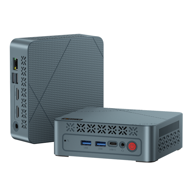 BOSGAME N150 Mini PC E3 Twin Lake 16GB DDR4 RAM GDDR4 512 SSD 11 Pro Desktop 4K Quad Core New