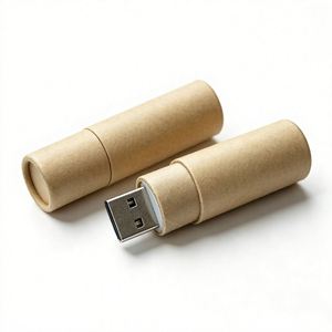 แฟลชไดรฟ์ USB ทรงกระบอกแบบถอดได้ พิมพ์ลายตามสั่ง ความเร็วสูง สำหรับธุรกิจรักษ์โลก ของขวัญที่ยั่งยืน - Product Image 3