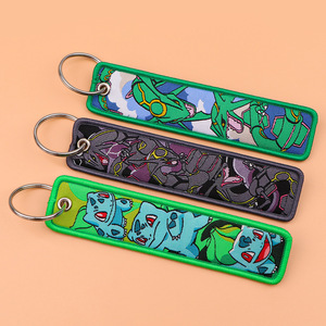 Nouveauté 2026, Meilleure Vente : Porte-clés Brodé Pokémon, Étiquette Tissée en Tissu, Motif Dessin Animé Classique et Mignon, Forme Irrégulière - Product Image 5