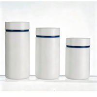 Flacon pharmaceutique en HDPE de 120 ml, 150 ml, 200 ml, vide, pour comprimés, capsules, suppléments et médicaments