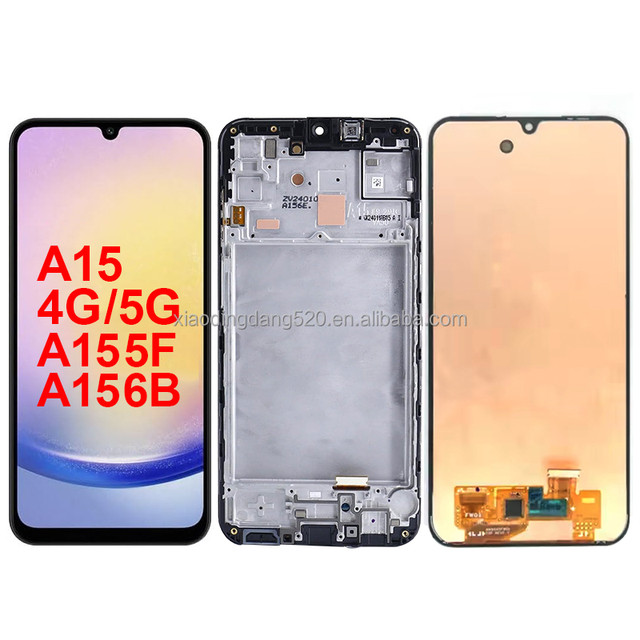 Original A15 4G LCD Screen Touch Digitizer Assembly Replacement OLED A15 5G A155F A156B Display for Samsung A156U A155M A156P