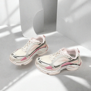 รองเท้าผ้าใบแบบสวมใส่ได้ทั้งชายและหญิง รุ่น Chunky Dad Sneakers น้ำหนักเบา ระบายอากาศได้ดี แบบผูกเชือก หัวมน เหมาะสำหรับวิ่งและเดิน - Product Image 3