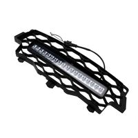 Grille de calandre en maille pour pare-chocs avant YongJin UTV avec barre lumineuse LED pour Can Am Defender