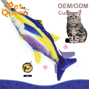 Juguetes Ecológicos Interactivos para Gatos, Pez Móvil Realista, <span class=keywords><strong>Juguete</strong></span> <span class=keywords><strong>de</strong></span> Catnip con Movimiento, Bolsa <span class=keywords><strong>de</strong></span> Aire Divertida para Ejercicios - Product Image 3