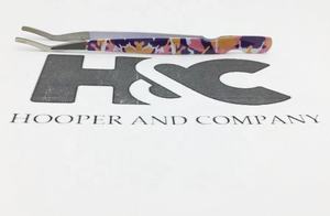 Nouvelle pince à épiler papier conception pointe argentée en acier inoxydable Logo personnalisé applicateur de cils applicateur de cils durable minkl - Product Image 3