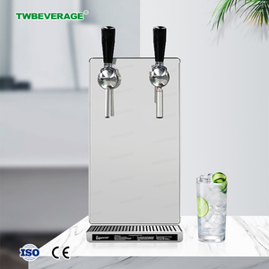 TWBEVERAGE Distributeur <span class=keywords><strong>de</strong></span> boissons gazeuses <span class=keywords><strong>de</strong></span> bureau en acier inoxydable 304 poli <span class=keywords><strong>de</strong></span> qualité supérieure, durable, avec poignée, pour usage commercial - Product Image 1