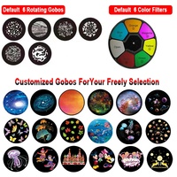Lumière LED du bâtiment Zoom extérieur personnalisé de 300 watts Logo gobo publicitaire Projecteur Gobo