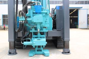 แท่นขุดเจาะหลักตีนตะขาบสำหรับใช้ในบ้านดีเซล1000เมตร1200มม. มอเตอร์ปั๊มกระปุกเกียร์สำหรับการสุ่มตัวอย่างเหมืองถ่านหินในฟาร์ม - Product Image 4