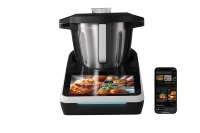 Robot Masak Multifungsi Dapur, Smart Thermo Cooker Pembuat Sup, Wifi, ChefX atau Aplikasi Tuya, Layar TFT 10'', Rotasi Dua Arah