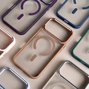 JOYPORODO B361 Nuovo Stile <span class=keywords><strong>Cover</strong></span> Magnetica Trasparente in Acrilico per iPhone 17 Pro Max, Custodie Macroporose per iPhone e Android <span class=keywords><strong>OPPO</strong></span> - Product Image 3