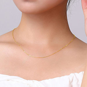 سلسلة قلادة من الفضة الإسترلينية عيار 925، سلسلة فضية نقية - Product Image 6