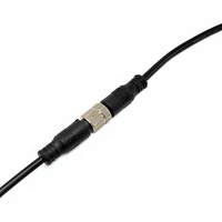 Câble Connecteur Aviation M15 Étanche IP67 en Acier Inoxydable, 4 Broches, Noyau en Cuivre, Mâle-Femelle, pour Capteur de Puissance