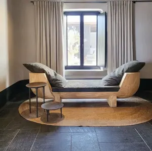 Деревянный минималистичный трехместный диван-кровать, деревянный диван-кровать