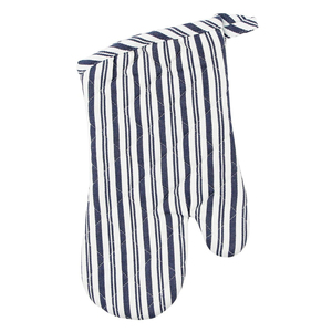 Gants de cuisine matelassés en coton et lin résistants à la chaleur 20*30cm Lavables Anti-brûlure - Product Image 3