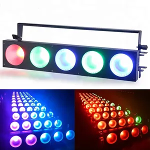 LED matriks 5x30W RGB 3 dalam 1, pencahayaan COB Blinder Led DMX putih hangat dengan kontrol titik untuk pesta DJDisco, pertunjukan kuda gereja