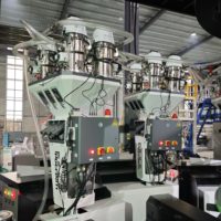 Machine d'extrusion de film soufflé à trois couches ABC avec système de recyclage en ligne