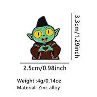 Épinglette en métal émaillé populaire sur le thème de l'anime, mignonne, imperméable, durable, imprimée de dessins animés, badge 3D tendance, cadeau artisanal d'anime japonais, épinglette en métal