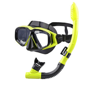 Aloma marka yetişkin dalış maskesi Set yüksek mukavemetli temperli cam su geçirmez anti-sis kuru şnorkel tüplü dalış ekipmanları - Product Image 3