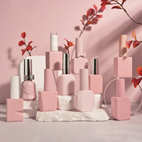 8ml 10ml 12ml 15ml Desain Botol Kutek Anda Sendiri Botol Gel Polish Kemasan Botol Kaca Kosmetik Unik untuk Kutek