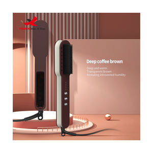 Brosse lissante pour cheveux à prix bas, anti-brûlure, peigne à cheveux, contrôle de la température à 3 niveaux, lisseur de cheveux durable - Product Image 6