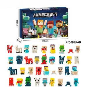 24 días Pixel Robot <span class=keywords><strong>Anime</strong></span> figuritas Navidad Calendario de Adviento caja ciega juguetes coleccionables Navidad cuenta regresiva regalo niños niñas - Product Image 4