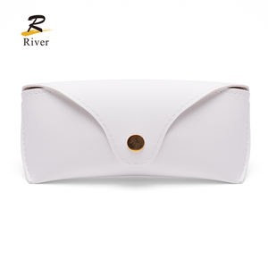 ODM OEM <span class=keywords><strong>Factory</strong></span> Custom Leder Sonnenbrille netui RSC1062 PU Brillen tasche Geprägte Druck brillen etui - Product Image 6