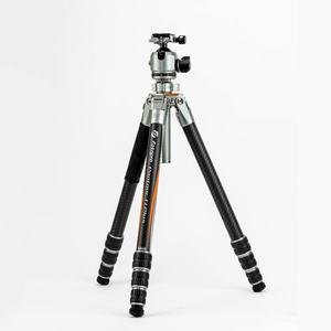 Ağır kamera tripodu tüm Terrian karbon Fiber Tripod standı Dslr kamera için taşınabilir fotoğraf fotoğraf Tripod - Product Image 1