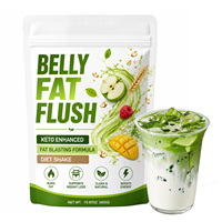 Vitahall Poudre Détox Ventre Plat Shake Minceur Keto Accéléré Brûle-Graisse Soutien Perte de Poids Nettoie & Naturel Booste l'Énergie 450g