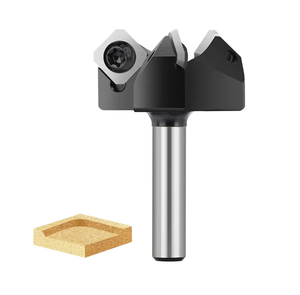 ANGHUA <span class=keywords><strong>Fraise</strong></span> à insert professionnelle pour le surfaçage de la planche de surf, le nivellement des dalles, le rabotage, le travail du bois CNC, outillage industriel - Product Image 4