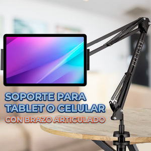 Brazo articulado de suspensión para escritorio para videografía y transmisión en vivo - Product Image 1