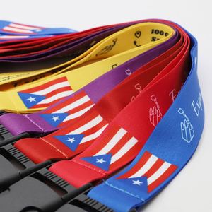 Custom Sublimation Printed Polyester Souvenir Keychain Lanyards Detachable Plastic Buckle Eagle Hook ID Card Holder Lanyard - Product Image 4