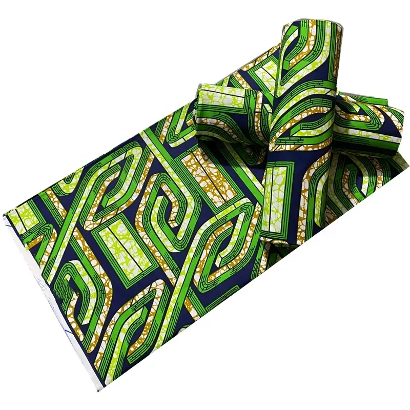 Afrika balmumu Batik Fabric100 % pamuk afrika balmumu tasarım süper hollandalı yüksek kaliteli pamuk giysi kumaşı