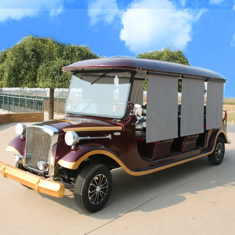 11 sièges voyage tourisme électrique rétro Vintage Antique voitures classiques pour mariage hôtel style classique voiture rétro