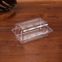 Boîtes d'emballage alimentaire transparentes en plastique PET avec revêtement UV, personnalisables, pour pâtisserie, gâteaux, emballages en plastique