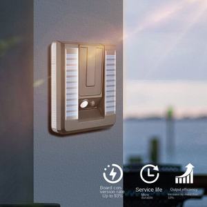 Lámpara Solar de Pared para Exteriores con Clasificación IP65, Impermeable, para Jardín, Estilo Europeo Clásico, Luz Blanca Cálida Regulable - Product Image 3