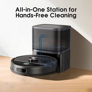 Aspiradora Robótica Inteligente de Alta Calidad con Depósito de Polvo Autovaciable, Control Remoto, Funciones Lidar, Aspiradora Robótica 3 en 1 - Product Image 2