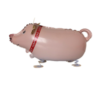Ballons gonflables en aluminium pour animaux de compagnie, personnalisables, réglables, en forme de cochon, chien, chat, pour fête d'anniversaire - Vente chaude