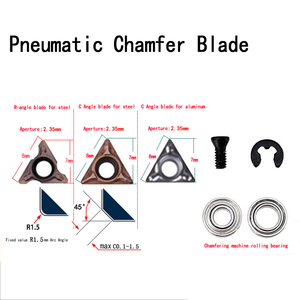 Carbide phay chèn bit Công cụ chamfer không khí | Vòng bi công nghiệp cấp & công cụ cắt | CNC/Bộ phận gia công chính xác - Product Image 2