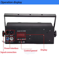 Lampu Cob LED Putih Hangat kecerahan tinggi 200W untuk panggung klub suara 2in1 aktif DMX 2 mata lampu sorot audiens IP20 berperingkat DMX512