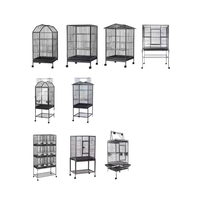 Très Grande Cage Volière Extérieure XL de Luxe en Métal pour Macaw, Perroquets Doubles, Inséparables et Canaris – Maison en Fil de Fer